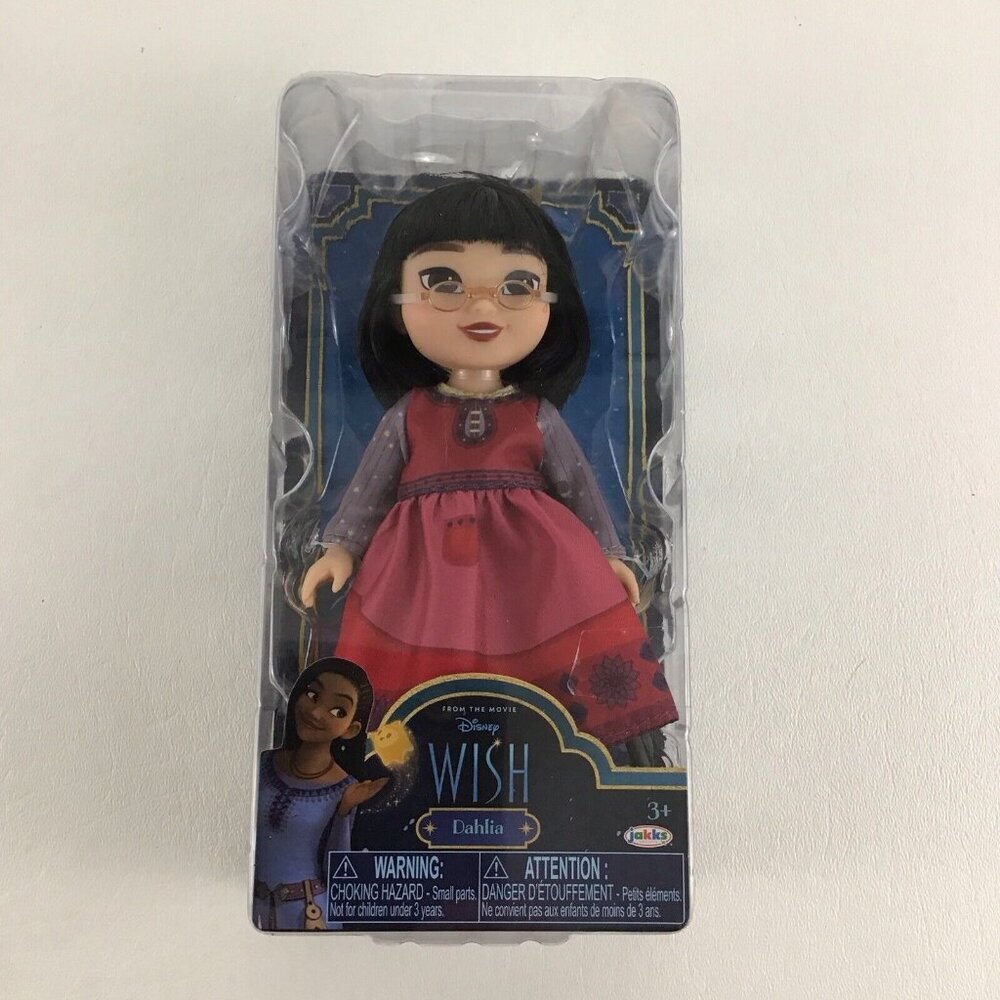 Disney Wish Movie Dahlia 6" Doll Figure Toy Petite Mini Toddler New Jakks 2023